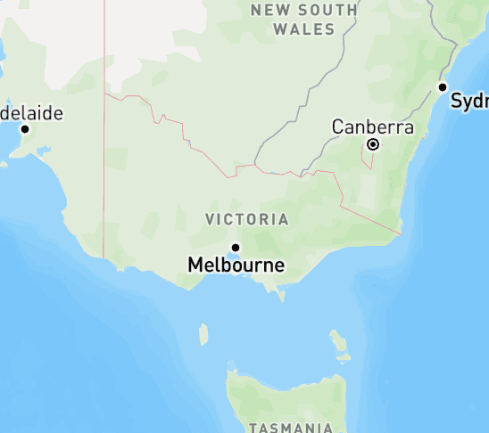 Map of Victoria
