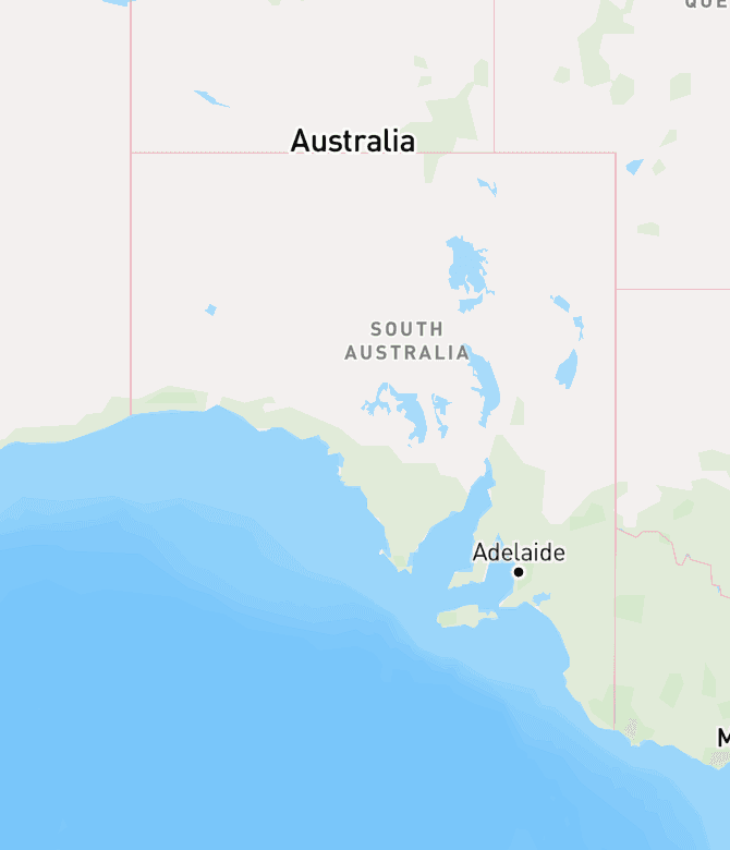 Map of South Australia